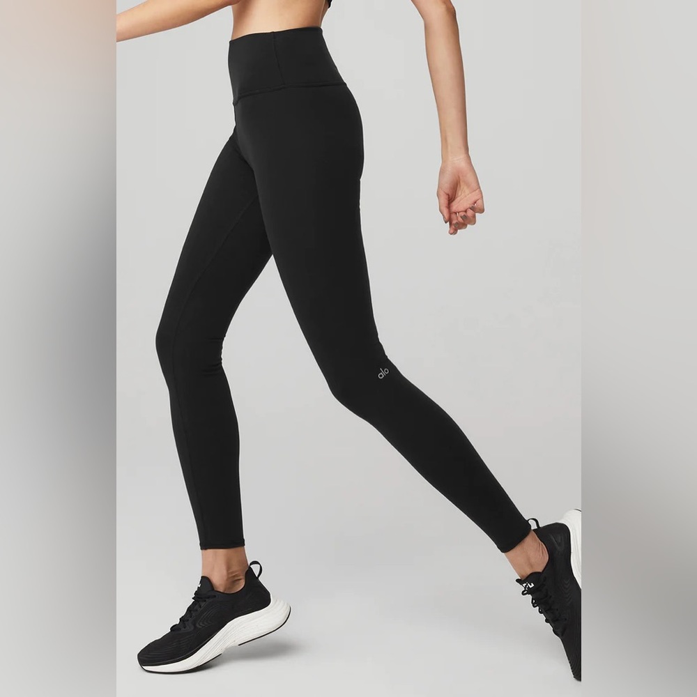 Women’s Alo High-Waist Airbrush yoga legging, black, size small